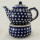B-Ware Bunzlauer Keramik Stövchen für Teekanne 1,3Liter, Teelicht, ø16cm (P089-70A)