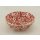 B-Ware Bunzlauer Keramik Schale MISKA, Müsli, Schüssel, rot/weiß, ø14,5cm, Unikat (M089-GZ32)