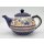 B-Ware Bunzlauer Keramik Teekanne, Kanne für 2,2Liter Tee, (C019-KOKU), SIGNIERT
