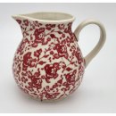 Bunzlauer Keramik Krug, Kanne, Blumenvase, Milchkrug; 0,75Liter UNIKAT (D023-GZ32)