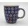 B-Ware Bunzlauer Keramik Tasse MARS - blau/weiß - 0,3 Liter, Sterne (K081-LG01)