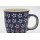 B-Ware Bunzlauer Keramik Tasse MARS - blau/weiß - 0,3 Liter, Sterne (K081-LG01)