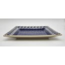 Bunzlauer Keramik Teller eckig 23,5x23,5cm; Kuchenteller, Essteller (T146-DPMA)