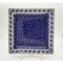 B-Ware Bunzlauer Keramik Teller eckig 23,5x23,5cm;...