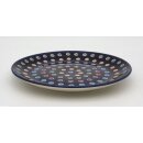 B-Ware Bunzlauer Keramik Teller, Essteller, Kuchenteller, Frühstück, ø 22cm, UNIKAT (T134-070S)