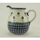 Bunzlauer Keramik Krug; Blumenvase; Milchkrug; 0,9Liter, (D041-ASS)