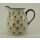 Bunzlauer Keramik Krug; Blumenvase; Milchkrug; 0,9Liter, Blumen, (D041-AC61)