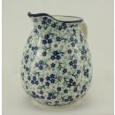Bunzlauer Keramik Krug; Blumenvase; Milchkrug; 0,9Liter, SIGNIERT (D041-AS45)