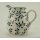 Bunzlauer Keramik Krug; Blumenvase; Milchkrug; 0,9Ltr., Blätterranke (D041-LISK)
