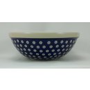 Bunzlauer Keramik Schale MISKA, Schüssel, blau/weiß, Salat, ø24cm, (M092-70A)