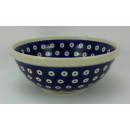 Bunzlauer Keramik Schale MISKA, Sch&uuml;ssel, Salat blau/wei&szlig;, &oslash;17cm(M090-70A)V=0,6L