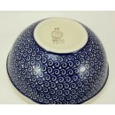 Bunzlauer Keramik Schale MISKA, Schüssel, Salat, blau/weiß, ø17cm(M090-63)V=0,6L