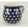 Bunzlauer Keramik Tasse BÖHMISCH - Becher - Punkte - 0,25 Liter, (K090-70A)
