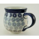 Bunzlauer Keramik Tasse BÖHMISCH - Becher - U N I K A T - 0,25Liter, (K090-AS55)