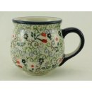 Bunzlauer Keramik Tasse BÖHMISCH - Becher - U N I K A T - 0,25Liter, (K090-EO36)