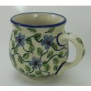 Bunzlauer Keramik Tasse BÖHMISCH - Becher - U N I K A T - 0,25Liter, (K090-TAB1)