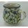 Bunzlauer Keramik Tasse BÖHMISCH - Becher - U N I K A T - 0,25Liter, (K090-TAB1)