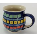 Bunzlauer Keramik Tasse B&Ouml;HMISCH MAXI, Becher, bunt; 0,45 Liter - (K068-10)
