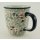 Bunzlauer Keramik Tasse MARS - Becher - 0,3Ltr., Blumen (K081-EO36) U N I K A T