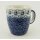 Bunzlauer Keramik Tasse MARS - blau/weiß - 0,3 Liter, Segelboote (K081-DPMA)